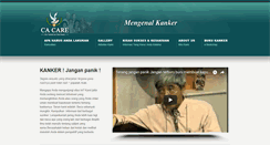 Desktop Screenshot of cancercareindonesia.com